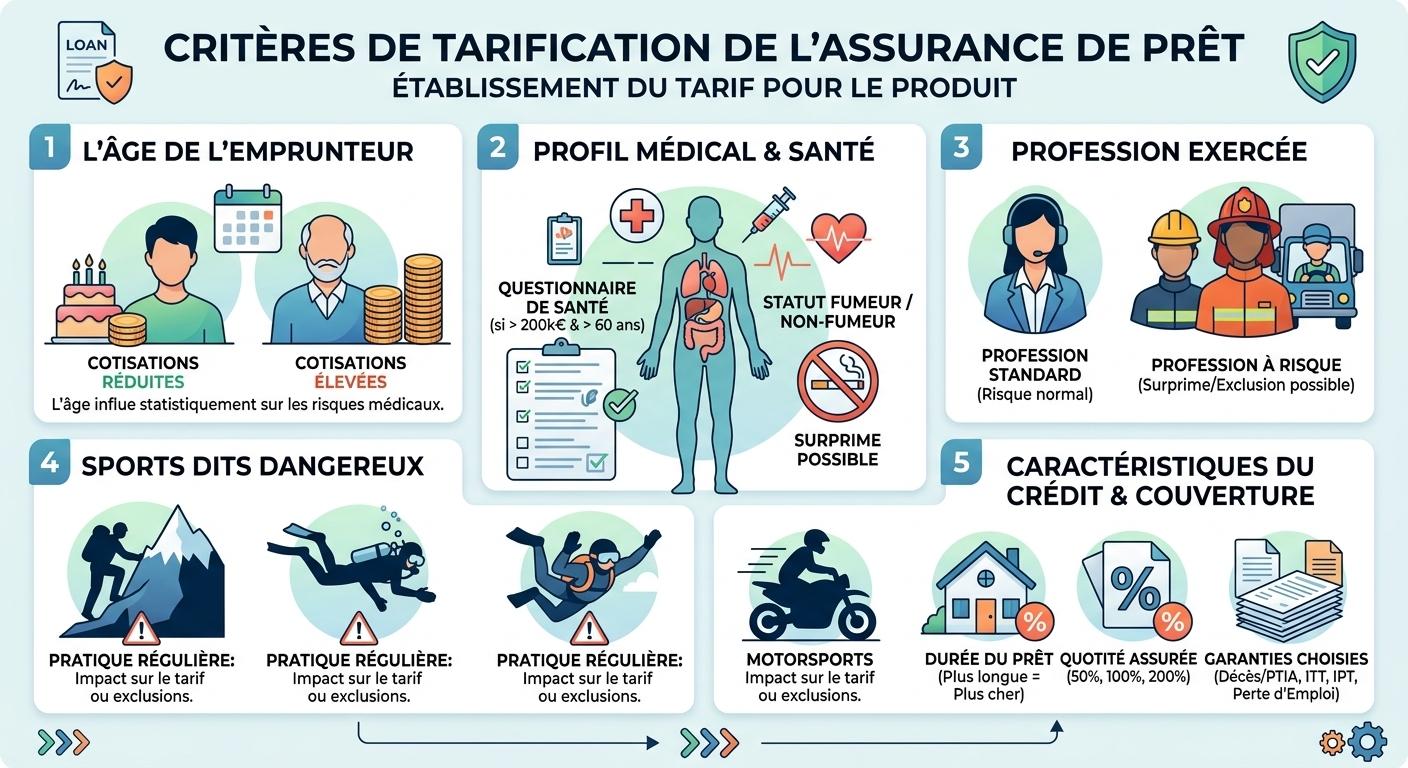 Assurance de prêt : comment est fixé le tarif ?